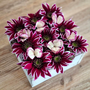 Muttertag Blumenbox - Kreation von fleurs de vie