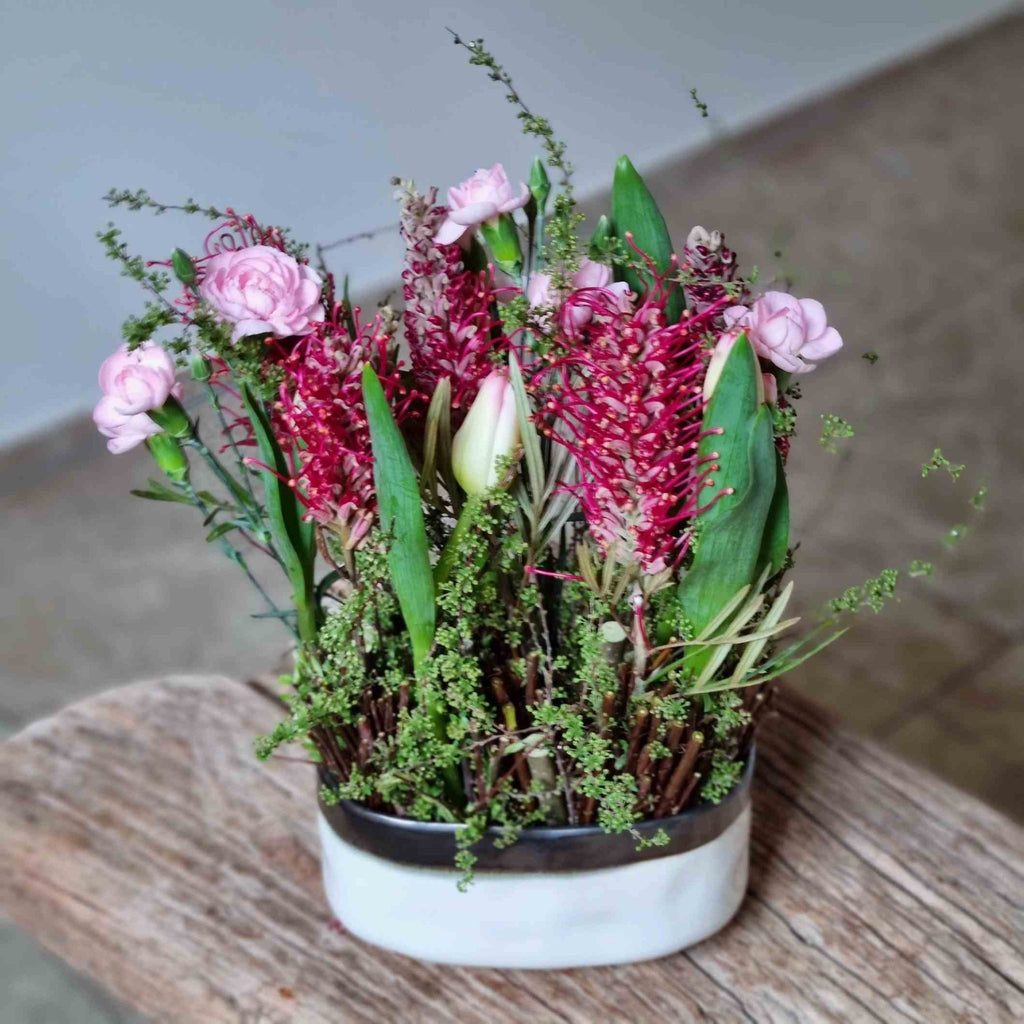 Buntes Blumenabo für Firmen - 12 Monate - Kreation von fleurs de vie
